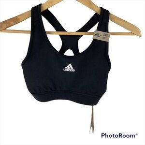 NWT Adidas Black Believe This Core Sports Bra Size XS